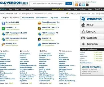 Oldversion.com(Old versions of Windows) Screenshot