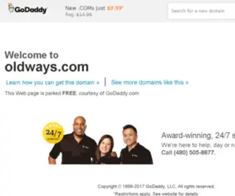 Oldways.com(Old Ways) Screenshot