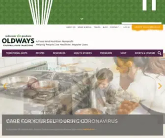 Oldwayspt.org(A Food and Nutrition Nonprofit Helping People Live Healthier) Screenshot
