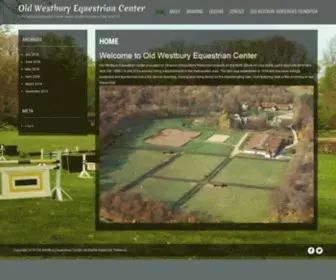 Oldwestburyequestrian.com(Old Westbury Equestrian Center) Screenshot