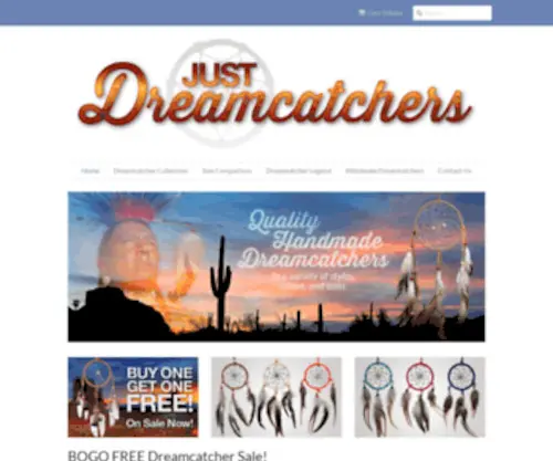 Oldwestgifts.com(Dreamcatchers) Screenshot