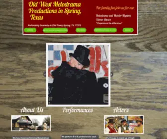 Oldwestmelodrama.com(Oldwestmelodrama) Screenshot