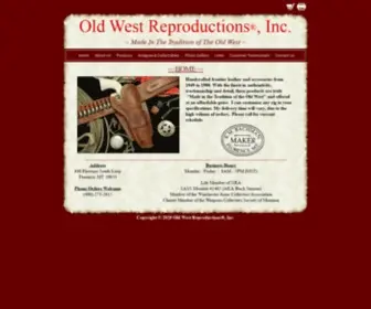 Oldwestreproductions.com(Old West Reproductions®) Screenshot