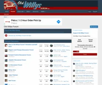 Oldwillysforum.com(Old Willys Forum) Screenshot