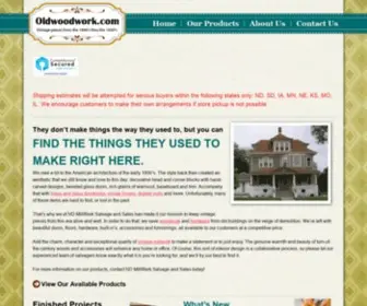 Oldwoodwork.com(ND MillWerk Salvage and Sales) Screenshot