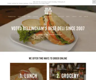 OldWorldbellingham.com(Old World Deli) Screenshot