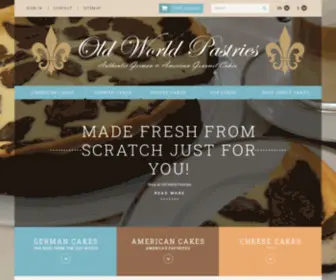 Oldworldpastries.com(Old World Pastries) Screenshot