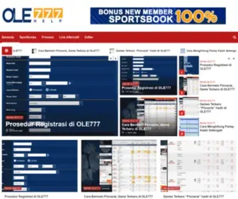 Ole777Help.com(OLE777 Indonesia) Screenshot