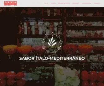 Olea.com.br(Culinária Ítalo Mediterrânea) Screenshot