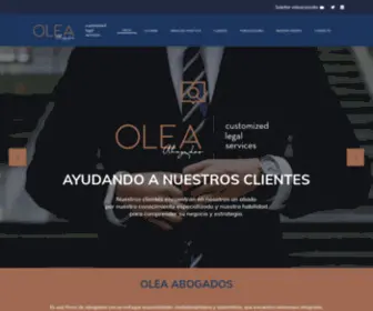 Oleaabogados.com(Olea Abogados) Screenshot