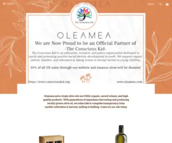 Oleamea.com(OLEAMEA Extra Virgin Olive Oils) Screenshot