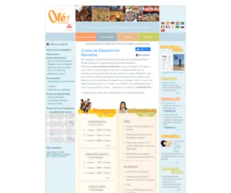 Olebarcelona.br.com(Spanish schools in Barcelona) Screenshot