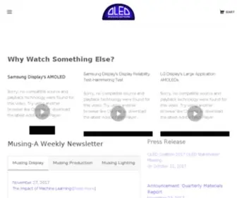 Oled-A.org(OLED Association) Screenshot