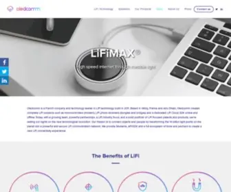 Oledcomm.net(Light Fidelity (LiFi) Internet Service Provider Company) Screenshot