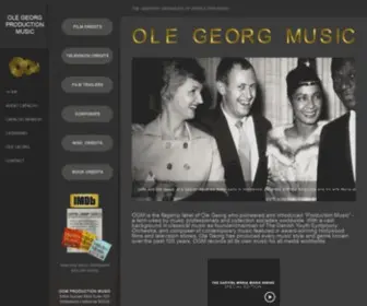 Olegeorgmusic.com(Ole Georg Music) Screenshot