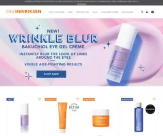 Olehenriksen.com(Ole Henriksen Natural Skin Care) Screenshot