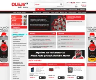 Oleje.cz(Svět maziv) Screenshot