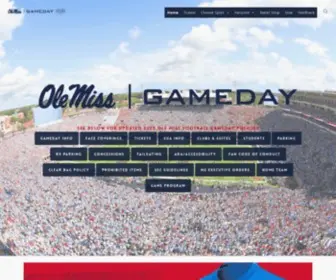 Olemissgameday.com(All your Ole Miss gameday needs) Screenshot