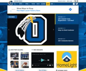 Olentangybravesathletics.com(Team Home Olentangy Braves Sports) Screenshot