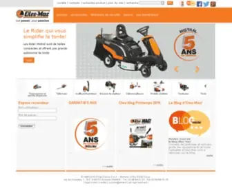 Oleomac.fr(Oleo-Mac, la marque préférée de vos espaces verts) Screenshot
