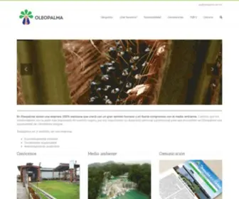 Oleopalma.com.mx(Grupo Oleopalma) Screenshot