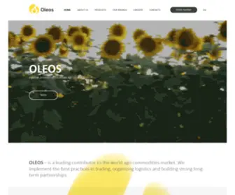 Oleosgroup.com(OLEOS TRADING) Screenshot