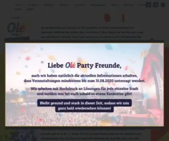 Oleparty.de(Olé Party) Screenshot