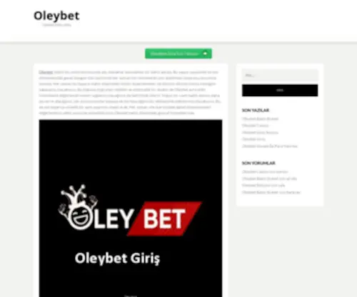Oleybet.info Screenshot