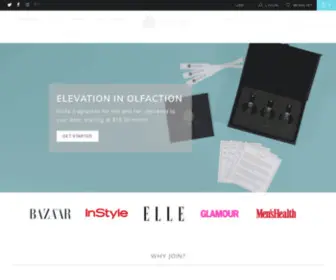 Olfactif.com(Why smell like everyone else) Screenshot
