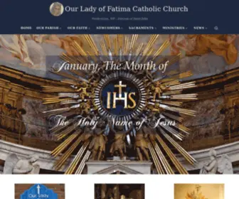 Olfatima.ca(Our Lady of Fatima Parish) Screenshot