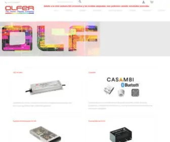 Olfer.com(Distribuidor de componentes electrónicos) Screenshot