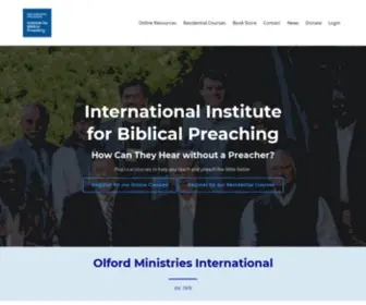 Olford.org(Olford Ministries International Institute for Biblical Preaching) Screenshot