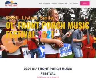 OlfrontporchmusicFestival.org(Ol' Front Porch Music Festival) Screenshot