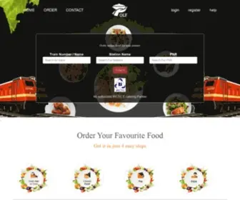 OlfStores.com(Online Food in Train) Screenshot