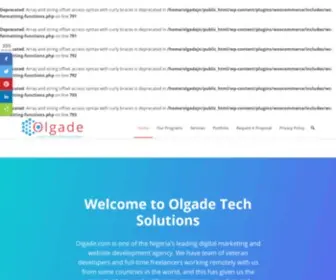 Olgade.com(Web Design Nigeria) Screenshot