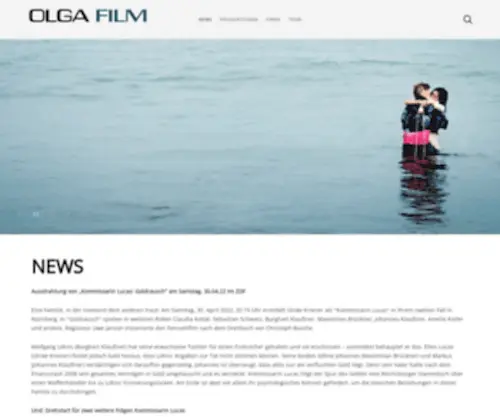 Olgafilm.de(Olga Film GmbH in München) Screenshot