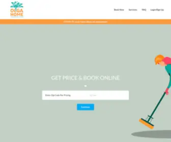 Olgahomeclean.com(House cleaning company) Screenshot