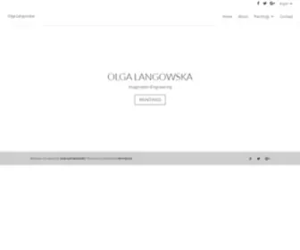 Olgalangowska.com(Olga Langowska) Screenshot