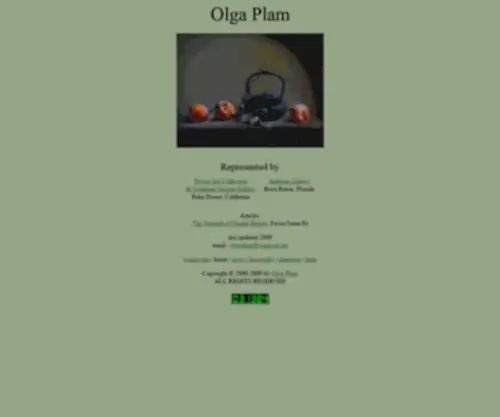 Olgaplam.com(Olga Plam) Screenshot
