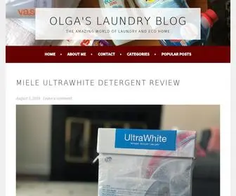 Olgaslaundry.com(Olga's Laundry Blog) Screenshot