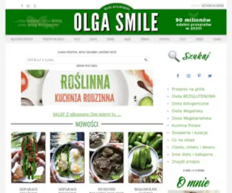 Olgasmile.com(Przepisy kulinarne Olga Smile) Screenshot