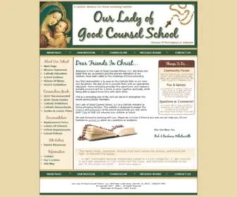 OLGCS.com(Our Lady Of Good Counsel) Screenshot