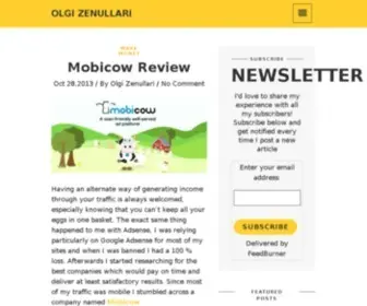 Olgizenullari.com(Olgi Zenullari) Screenshot