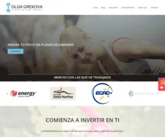 Olgrekovafit.cl(Personal Trainer Olga Grekova) Screenshot
