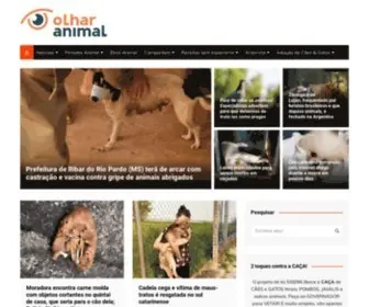 Olharanimal.org(Olhar Animal) Screenshot
