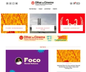 Olhardecinema.com.br(Festival Internacional de Curitiba) Screenshot