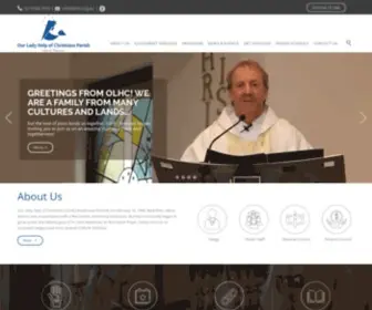 OLHC.org.au(Our Lady Help Of Christians Parish) Screenshot