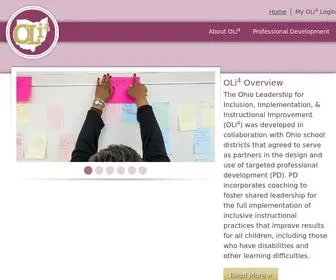 Oli-4.org(Ohio Leadership for Inclusion) Screenshot