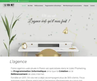 Oli-Via-Net.fr(Oli-via-net, Agence Web à Saint-Germain-en-Laye) Screenshot