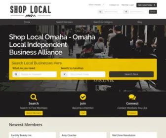 Oliba.org(Omaha Local Independent Business Alliance (OLIBA)) Screenshot